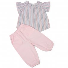 E33225: Baby Girls 2 Piece Tunic & Trouser Outfit (1-2 Years)